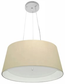 Lustre Pendente Cone Vivare Md-4144 Cúpula em Tecido 25x50x40cm - Bivolt