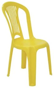 Cadeira Bistrô Tramontina Atlântida Basic em Polipropileno Amarelo