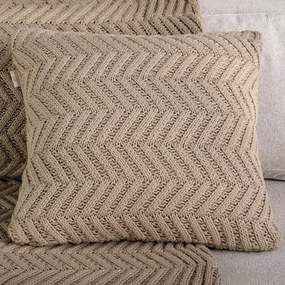 Almofada c/ Enchimento Trussardi 100% Algodão Serine - Nocciola  45 x 45 cm