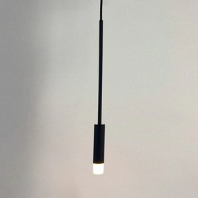 Pendente Tubo Haste Ø2,8X50Cm Ponteira Acrílico 1Xled 5W - Qimporta Pd... (CHAMPANHE, 110v)