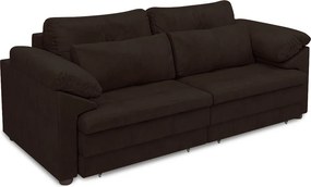 Sofá Retrátil Elétrico Sala de Estar Nolan Bipartido 175cm Conforto Premium em Couro Marrom Manchado G58 - Gran Belo