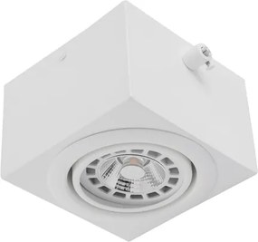 Plafon Sobrepor Alumínio Com Uma Prensa 11cm - BRANCO