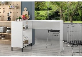 Bancada Balcão Gourmet Mesa Cozinha Americana Prateleiras