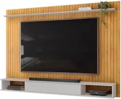 Painel TV 70 Pol 193cm Bancada Suspensa Ian D04 Cedro/Bali - Mpozenato