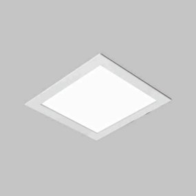 Luminária De Embutir Ruler Quadrado 25X25X10Cm 2Xe27 | Usina 3700/25 (FN-F - Fendi Fosco)