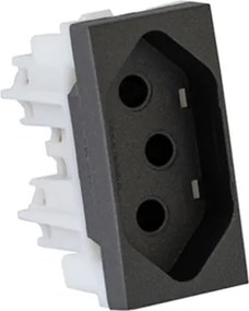 Modulo Tomada Plastico Grafite 10A Inova Pro