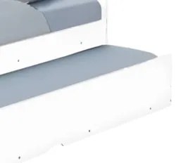 Cama Solteiro Infantil Com Auxiliar 188x88cm Aviador K06 - Mpozenato