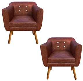 KIT 02 POLTRONAS JULIA CORANO NOZES COM