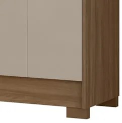 Guarda Roupa Casal 216cm 6 Portas Alabama Carvalho/Fendi Z17 - Mpozena