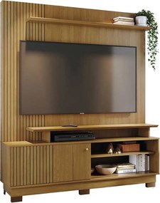 Home Theater Homero MDP 2 Prateleiras até 65 Cumaru G97 - Gran Belo
