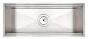 Canal Organizador em Aço Inox Tramontina para Sobrepor com Acabamento Scotch Brite 45x18 cm