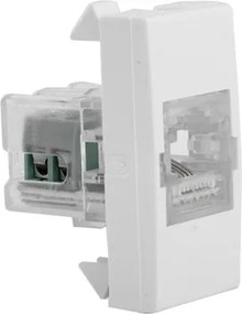 Modulo Tomada Para Telefone Rj11 Branco Inova Pro