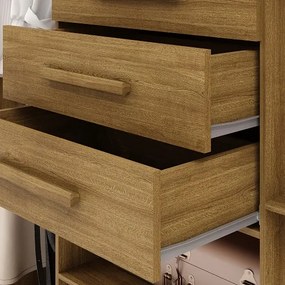Guarda Roupa Taurus 6 Portas e 3 Gavetas Imperial Nature - Vila Rica Móveis
