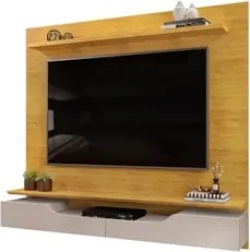 Painel TV 60 Pol 160cm Bancada Suspensa Trego D04 Cedro/Bali - Mpozena