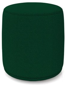 Puff Redondo Orgânico para Sala Malu Bouclê M11 - D'Rossi - Verde