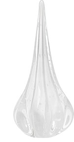 Gota Murano Fênix G - Branco Pérola  Quartzo Pérola