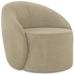 Sofá 4 Lugares 220cm Wendi e Poltrona Steve Suede Marrom Rt I01  - Mpo