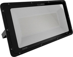 Projetor Led Aluminio Preto 500W 80 6500K Ip66 Deep Fit