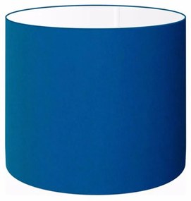 Cúpula Abajur Cilíndrica Cp-8007 Ø20x22cm Azul Marinho