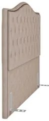 Cabeceira Cama Box Casal 140cm Siena Z37 Linho Areia - Mpozenato