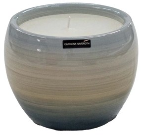 Vaso Vela Casca de Ovo decorativo em Cerâmica Carolina Haveroth – Borboleta Alto Brilho Kleiner