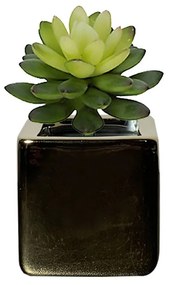 Vaso em Cerâmica Dourado 4,5cm - D'Rossi