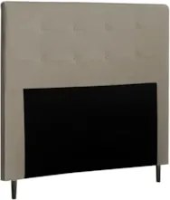 Cabeceira Cama Box Casal 140cm Luna Sintético Bege Z51 - Mpozenato