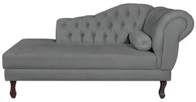 Recamier Diana 140cm Lado Esquerdo Corano Cinza - ADJ Decor