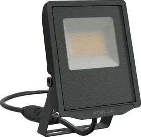 Projetor Led Aluminio Preto 20W 3000K 120 Ip66 Evo