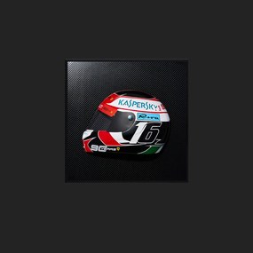 Quadro 3D Decorativo Helmet CL SF90 Branco - Gran Belo