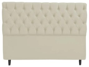 Cabeceira Cama Box Solteiro 100cm Nicole Suede Bege - Sheep Estofados - Bege