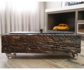 Lareira Ecológica Dormente 45cm Álcool Aquece Até 30m²