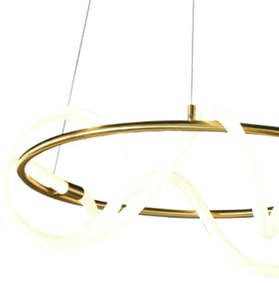 Pendente Mantra Redondo Ø60X30Cm Led 35W 2700K Bivolt | Bella Iluminaç...