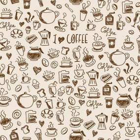 Papel de parede adesivo casual café marrom