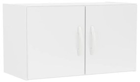 Armário De Parede Aéreo Lavanderia 2 Portas - Branco