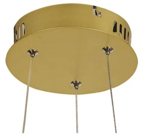 Pendente Orgon Ø80X18Cm Led 58W 3000K Bivolt / Laço Dourado | Studiolu... (Dourado)