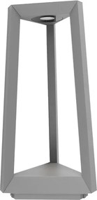 Balizador Led Aluminio 12W 3000K Ip65 37X16cm Lume - CINZA ESVERDEADO