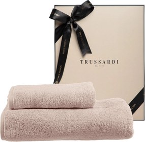 Caixa Presente 2 Peças Trussardi 100% Algodão Fontani  Soft Rose