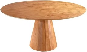 Mesa de Jantar Redonda Malibu Tampo Laminado Cinamomo