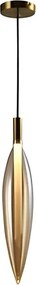 Pendente Led Metal Dourado 4,3w 3000k Ø10,3cm Lanza
