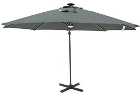 Ombrellone Filipe Suspenso Cinza com LED 69400 Sun House