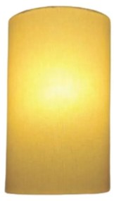 Arandela Meia Cana Vivare Md-2031 Cúpula em Tecido 30/18x16cm - Bivolt