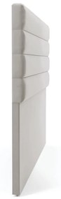 Cabeceira California Para Cama Box Casal 140 cm Veludo - D'Rossi - Cinza