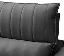 Sofá Retrátil 4 Lugares com Porta Copo 280cm Andes F05 Veludo Grafite