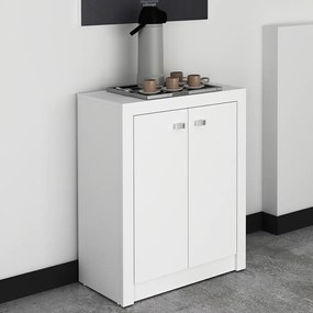 Armário para Escritório Home Office ME4103 MDP Branco G69 - Gran Belo