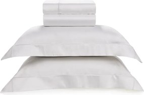 Jogo de Cama Trussardi Girelli Bambu 300 Fios Branco  Casal