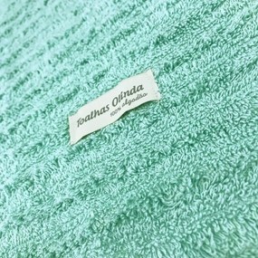 Toalha de Banho Unidade 100% Algodão Fio Penteado Verde