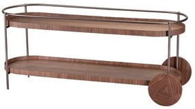 Aparador Niall Nogueira Base Aço Corten 180cm - 77087 Sun House