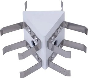 Junção Triangular Y Para Pendente Branco Sem Iluminação Fit40