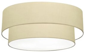 Plafon de Sobrepor Cilíndrico SP-3024 Cúpula Cor Algodão Crú